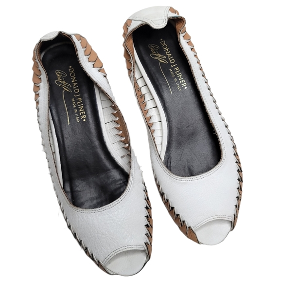 Donald J Pliner Eda Leather Flats Made 